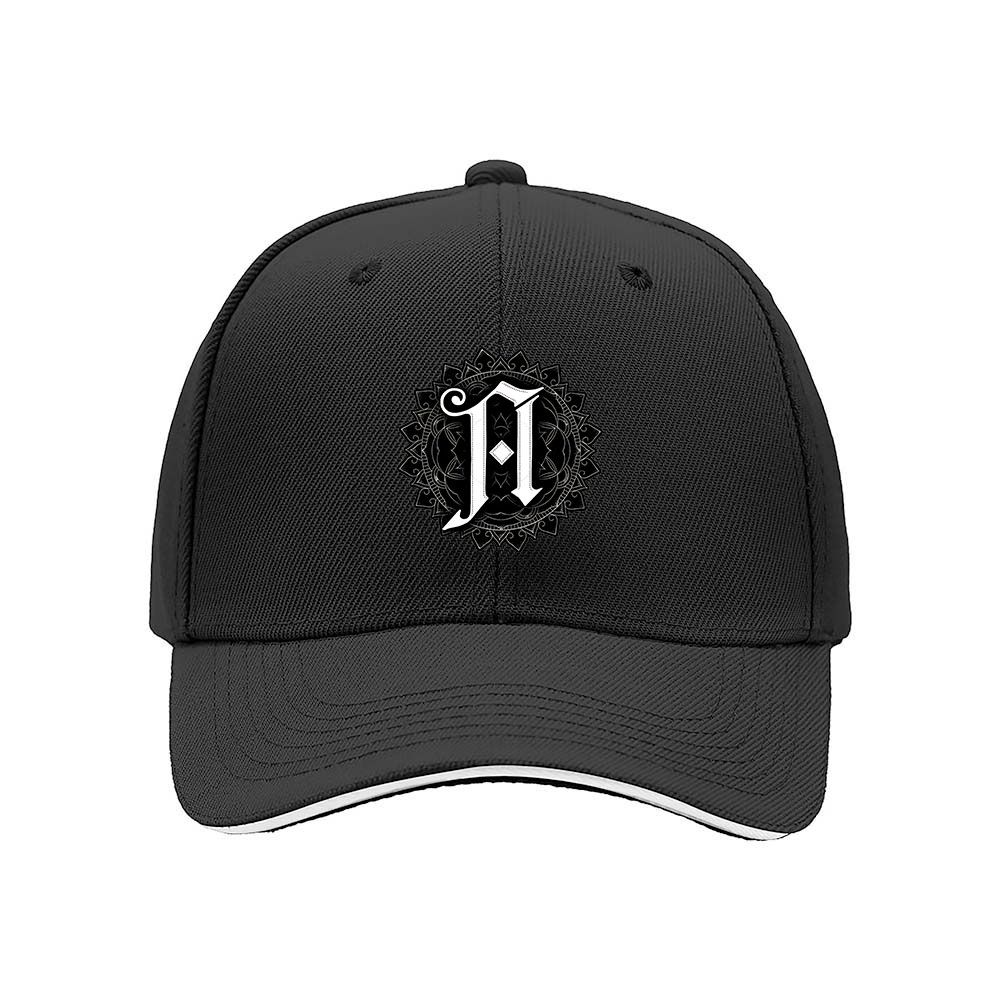 Black Baseball Cap with Elegant Monogram D Design for Men and Women Gift Fashion Hat - Image 3
