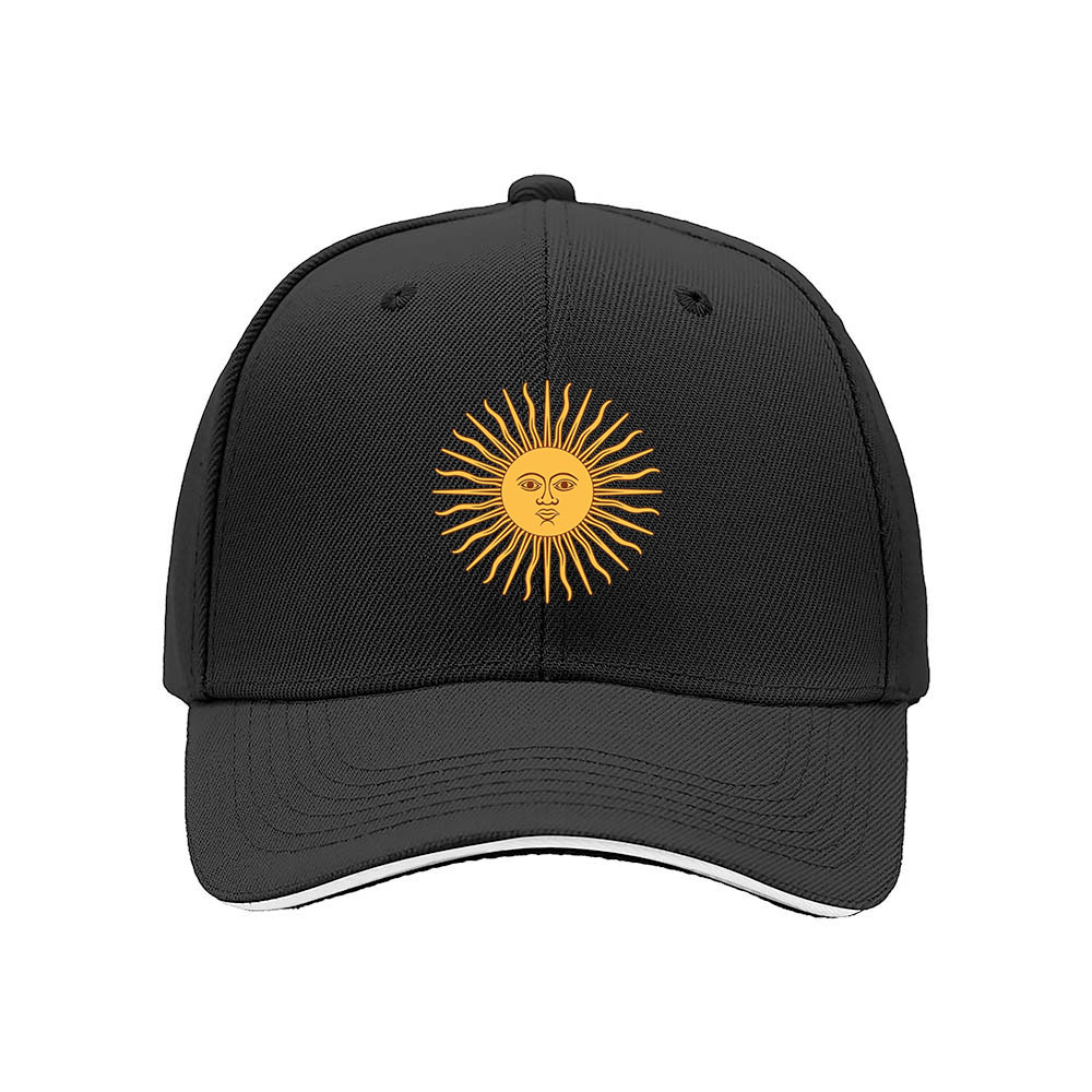 Golden Sun Emblem Men's Baseball Cap Outdoor Gift Hat - Image 3