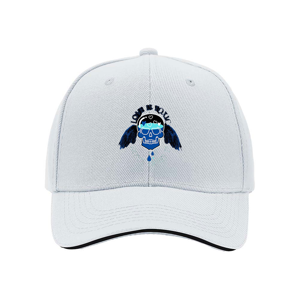 Blue Skull Wings Men's Baseball Cap Cool Gift for Him - Image 5
