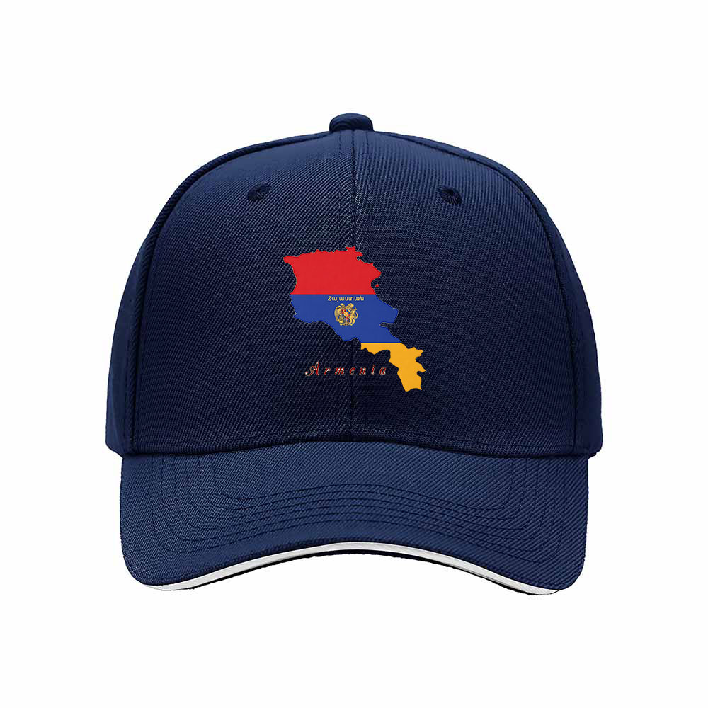 Armenia Map Flag Cap Men Women Baseball Hat Gift - Image 2