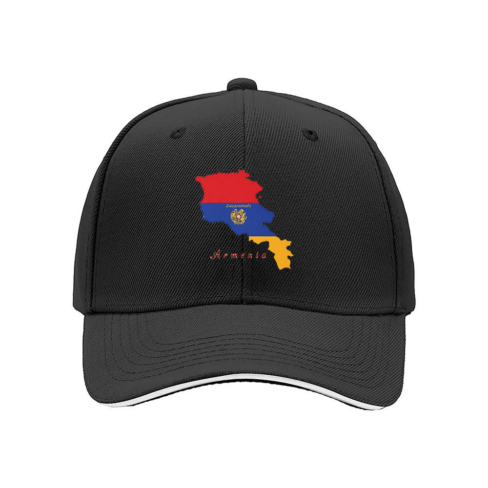 Armenia Map Flag Cap Men Women Baseball Hat Gift - Image 3