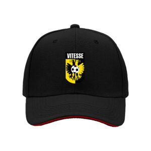 Vitesse Football Club Men's Baseball Cap Black Yellow Logo Gift