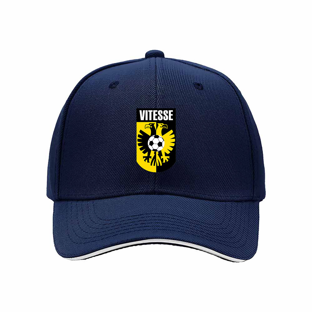 Vitesse Football Club Men's Baseball Cap Black Yellow Logo Gift - Image 2