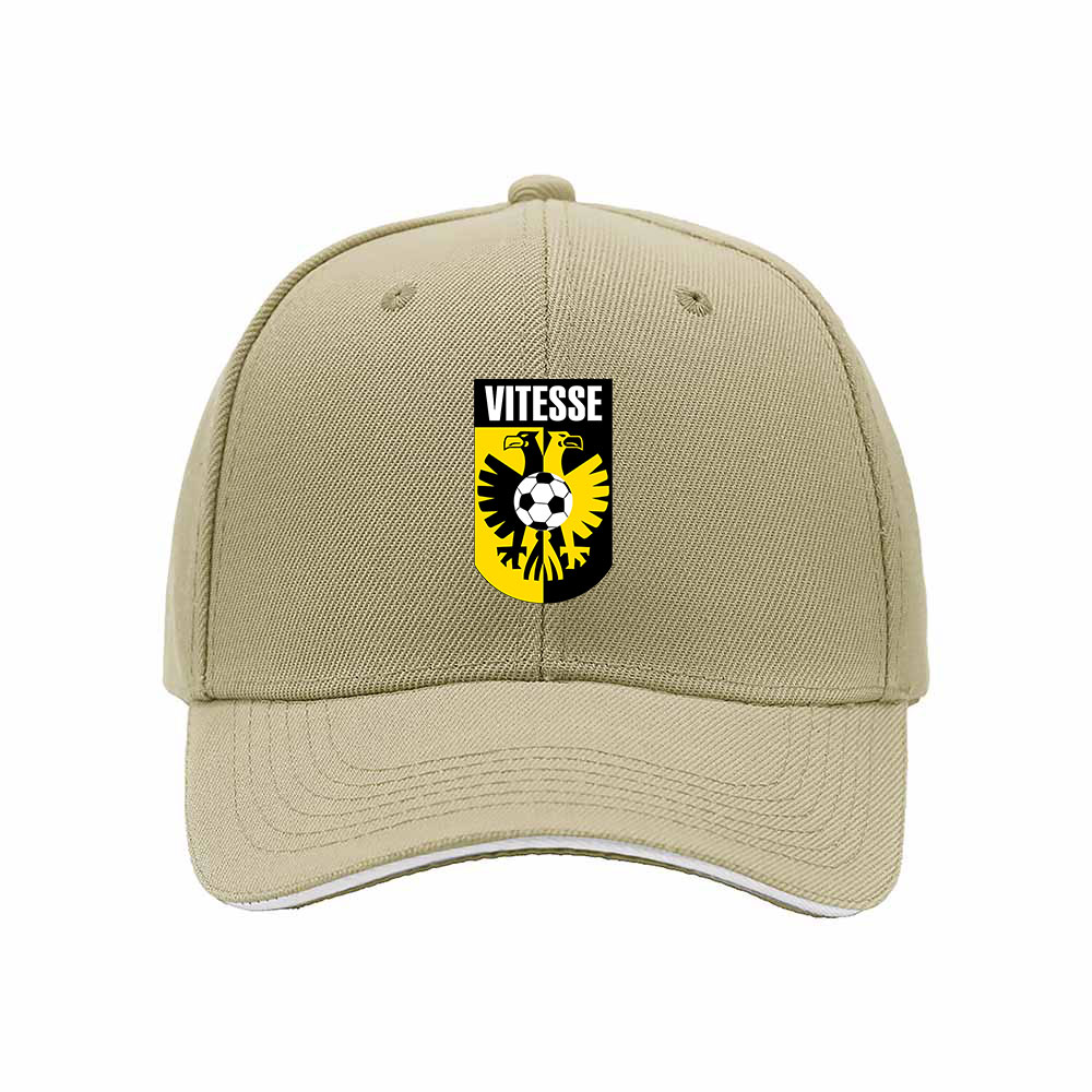 Vitesse Football Club Men's Baseball Cap Black Yellow Logo Gift - Image 4