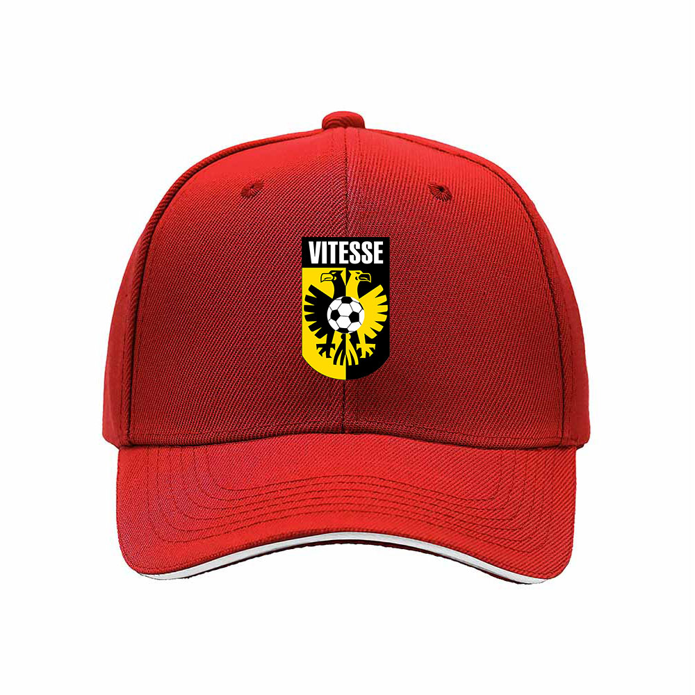 Vitesse Football Club Men's Baseball Cap Black Yellow Logo Gift - Image 6