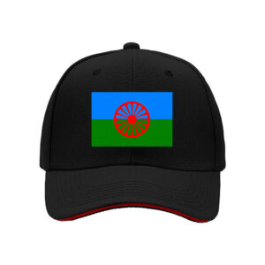 Romani Flag Print Men's Baseball Cap Cultural Gift Hat