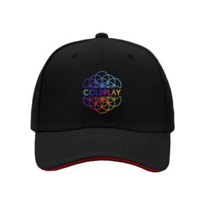 Coldplay Rainbow Logo Baseball Cap Men Women Fashion Gift Hat