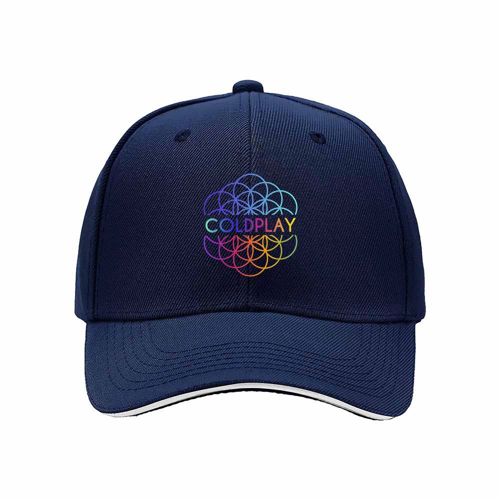 Coldplay Rainbow Logo Baseball Cap Men Women Fashion Gift Hat - Image 2