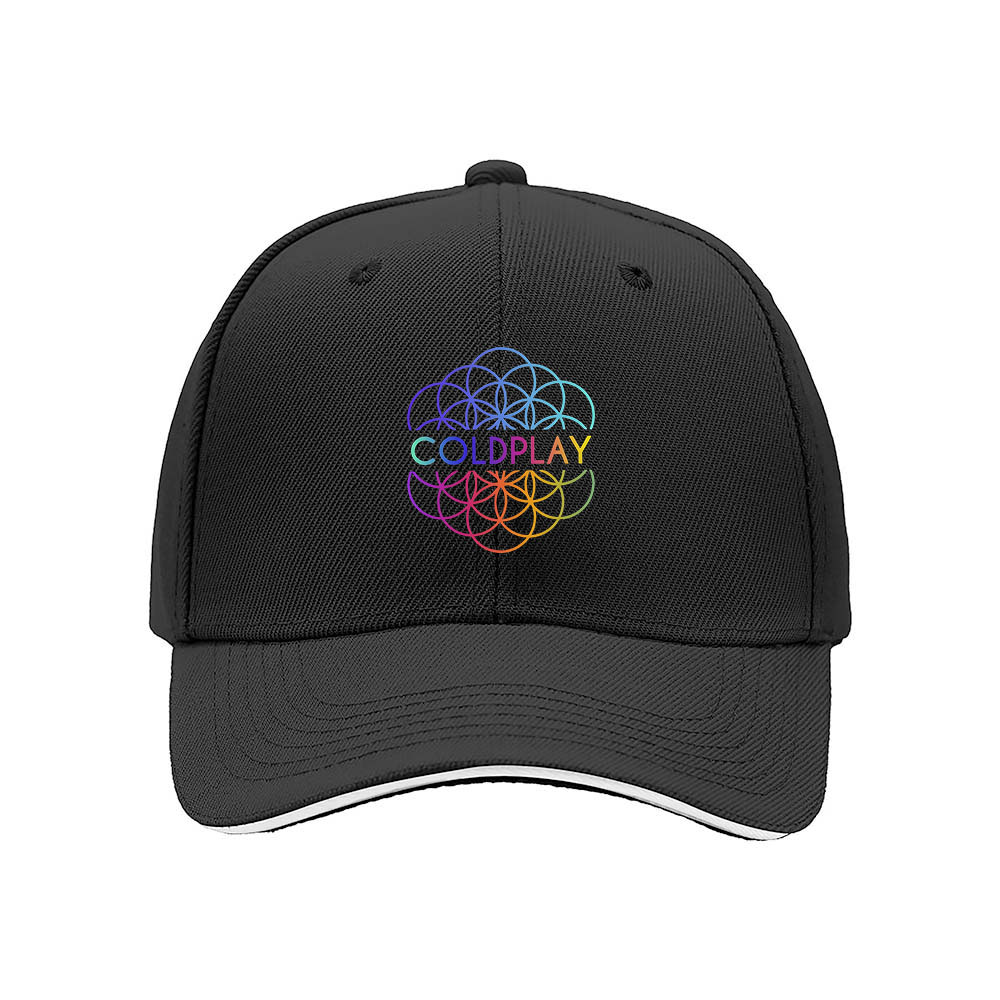 Coldplay Rainbow Logo Baseball Cap Men Women Fashion Gift Hat - Image 3