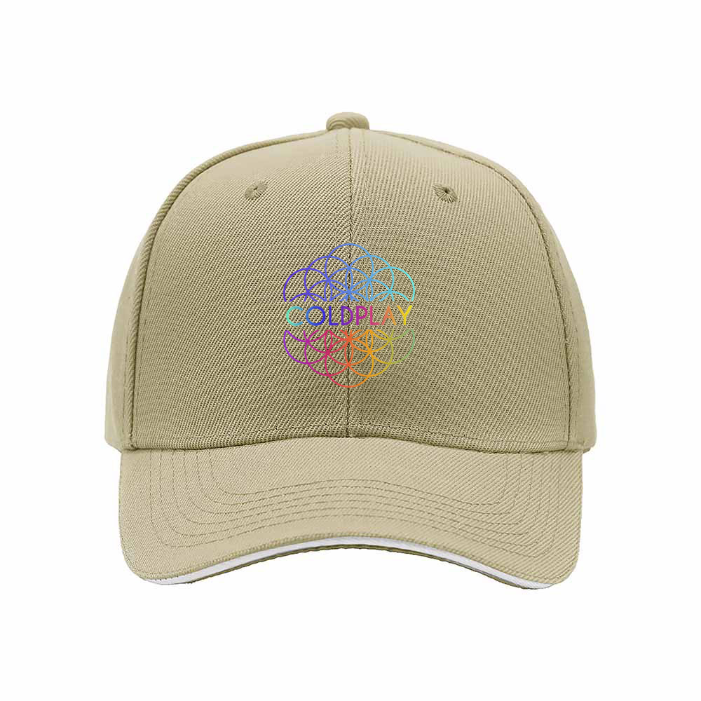 Coldplay Rainbow Logo Baseball Cap Men Women Fashion Gift Hat - Image 4