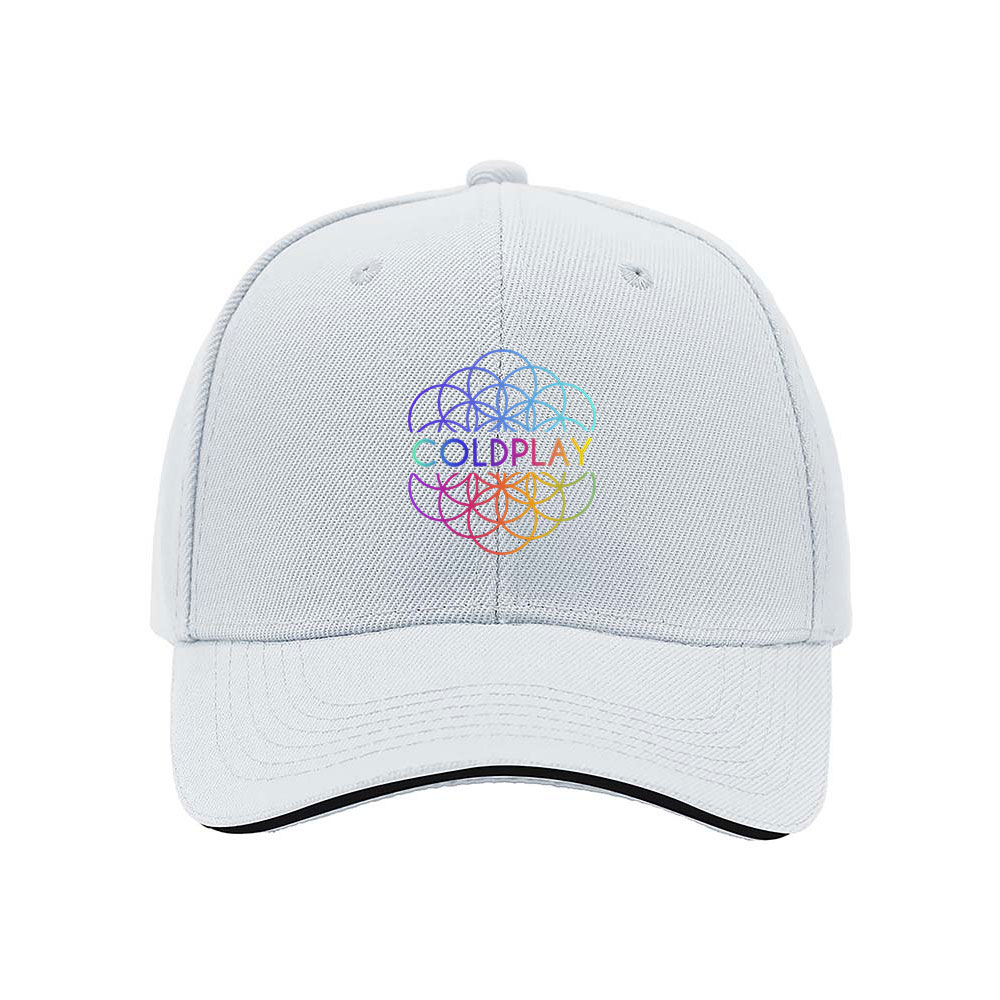 Coldplay Rainbow Logo Baseball Cap Men Women Fashion Gift Hat - Image 5