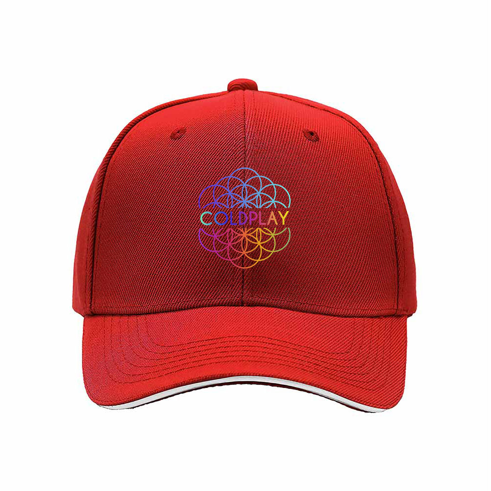 Coldplay Rainbow Logo Baseball Cap Men Women Fashion Gift Hat - Image 6