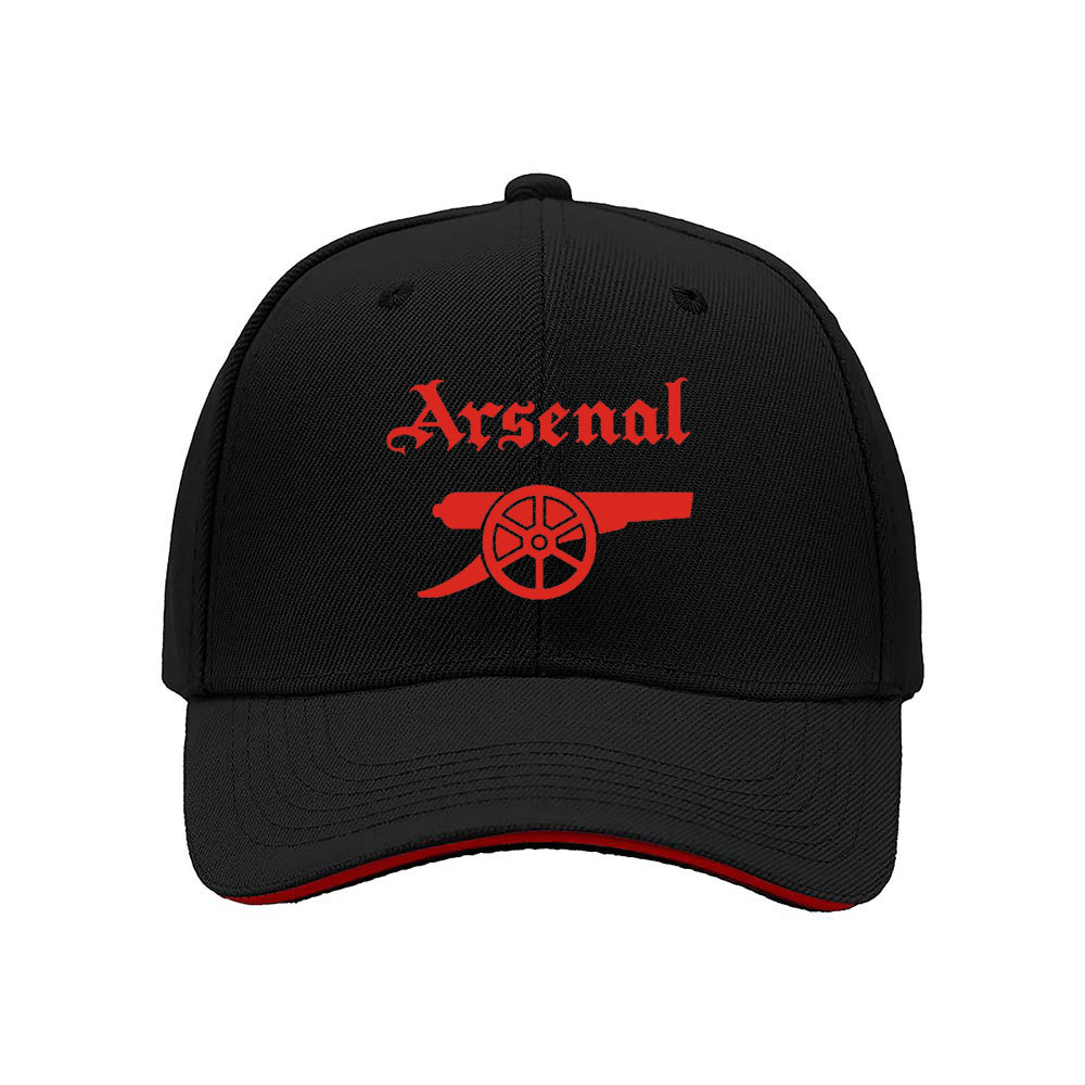 Arsenal Football Club Men's Baseball Cap Red Logo Gift