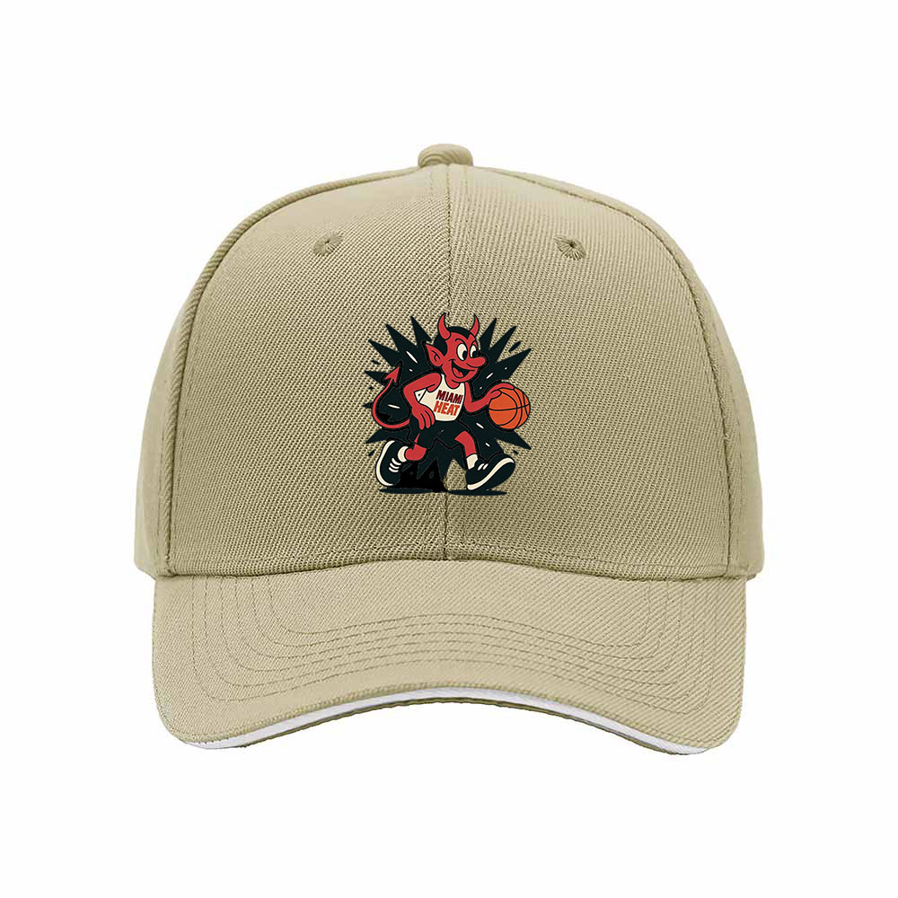 Miami Heat Devil Logo Baseball Cap Men's Women's Gift Sport Hat - Image 4
