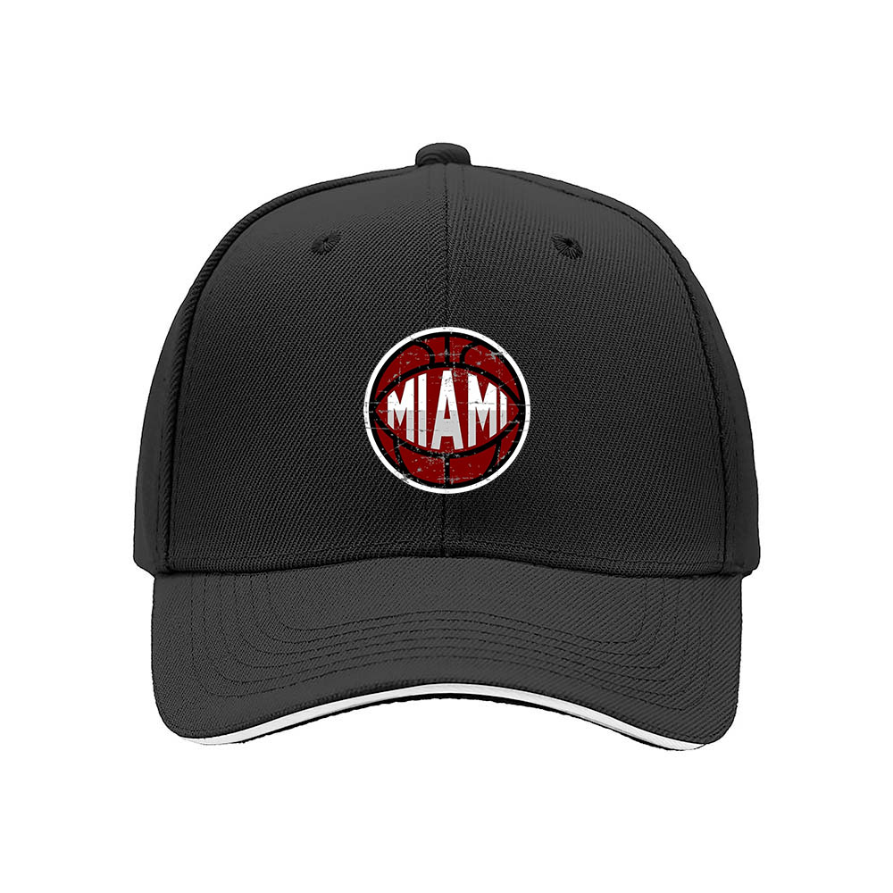 Miami Heat Basketball Logo Men's Baseball Cap Gift for Fans - Image 3