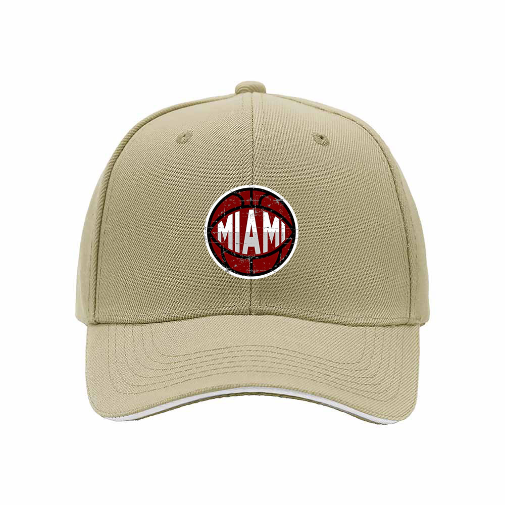 Miami Heat Basketball Logo Men's Baseball Cap Gift for Fans - Image 4
