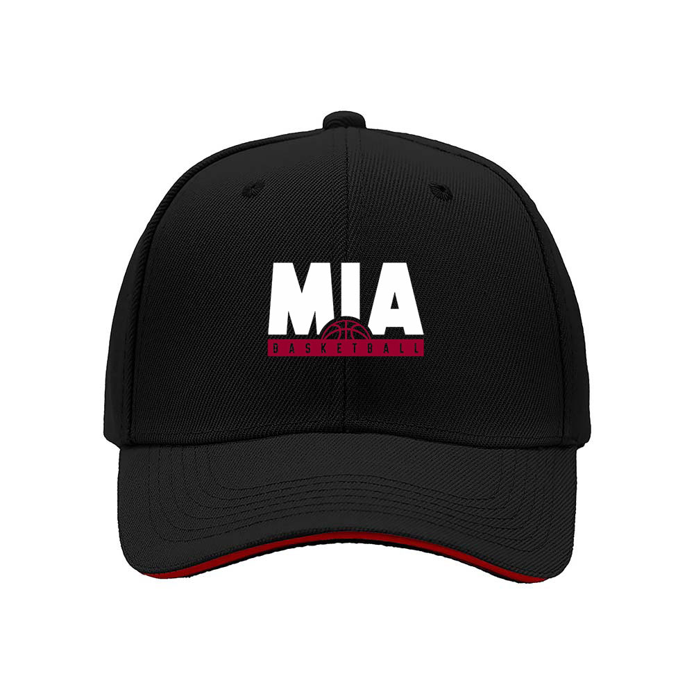 MIA Basketball Men's Baseball Cap Gift for Fans Sports Style