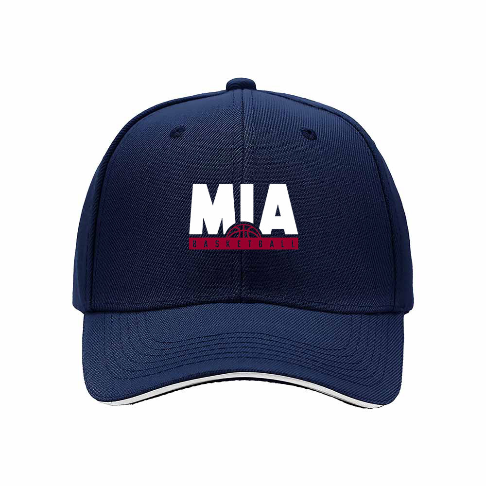 MIA Basketball Men's Baseball Cap Gift for Fans Sports Style - Image 2