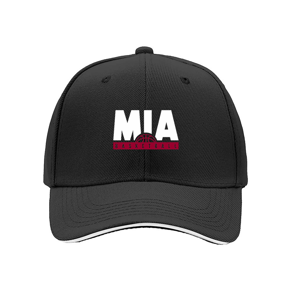 MIA Basketball Men's Baseball Cap Gift for Fans Sports Style - Image 3