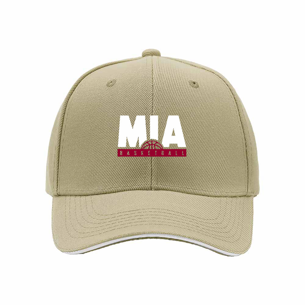 MIA Basketball Men's Baseball Cap Gift for Fans Sports Style - Image 4