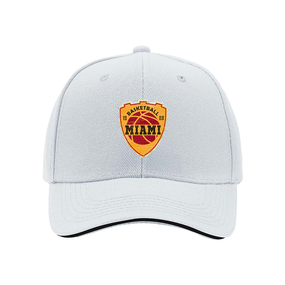 Miami Basketball Shield Logo Men's Baseball Cap Gift - Image 5