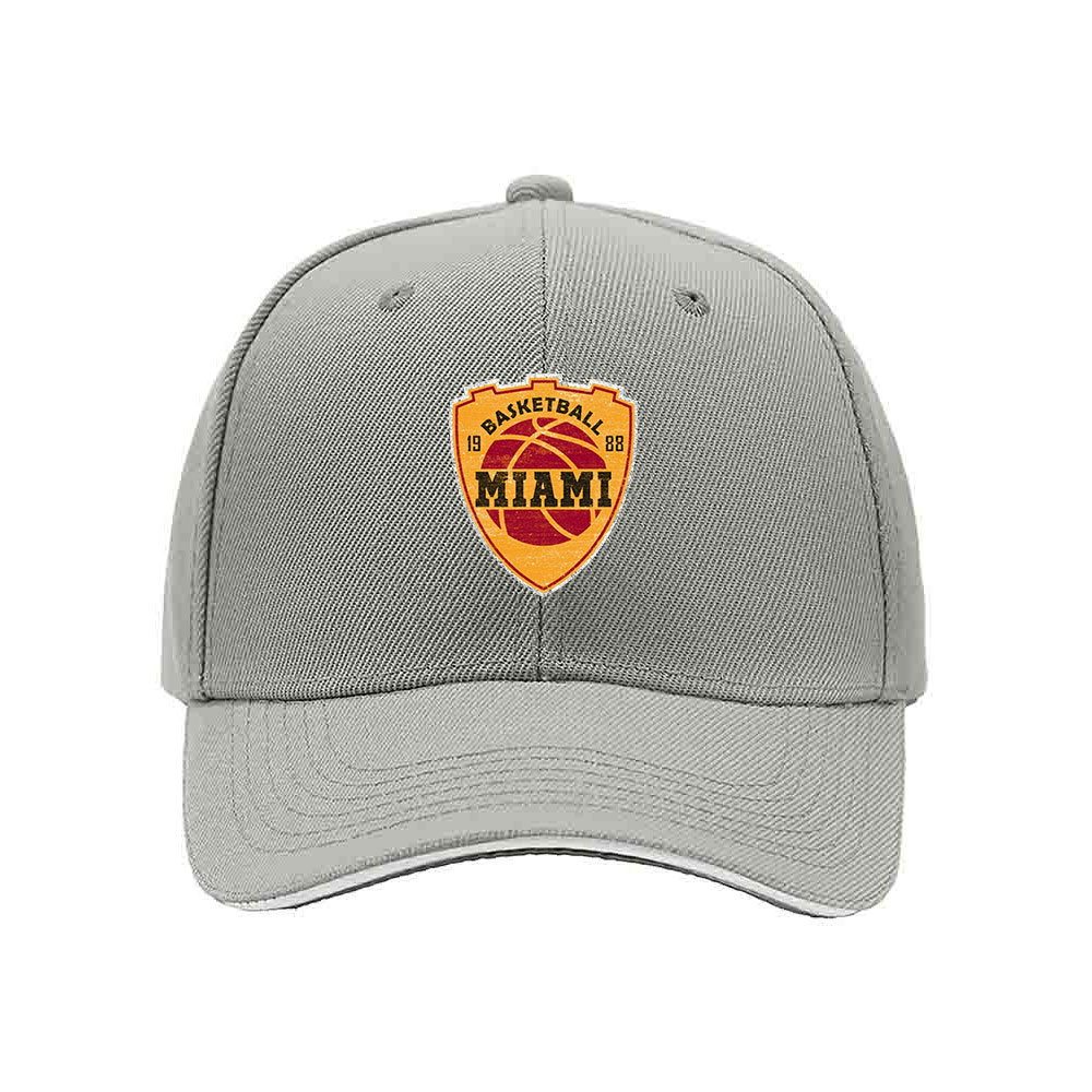 Miami Basketball Shield Logo Men's Baseball Cap Gift - Image 7