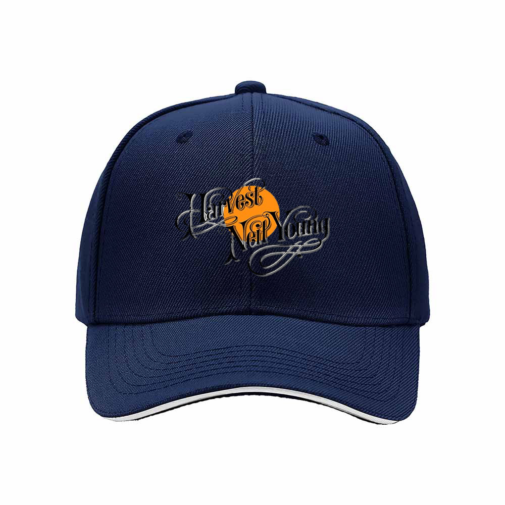 Harvest City Men's Baseball Cap Black Orange Logo Gift Hat - Image 2