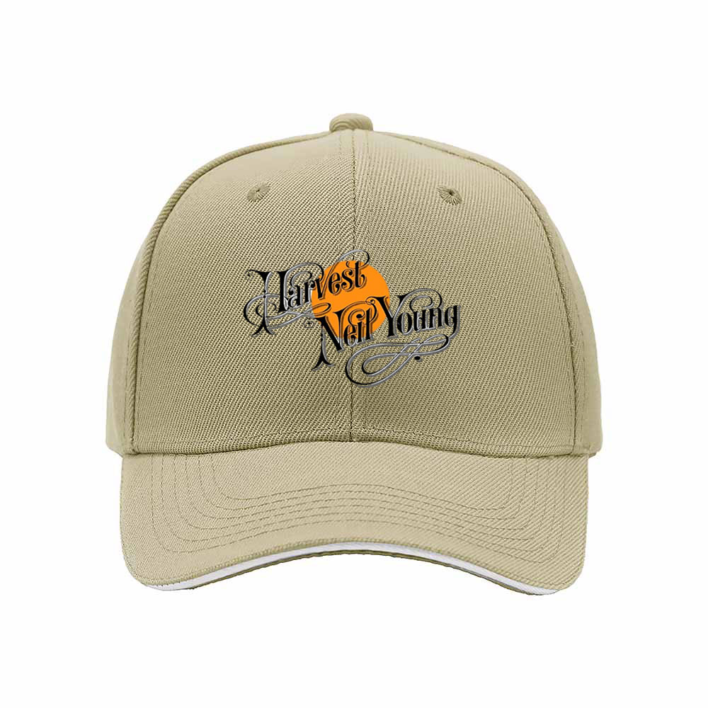 Harvest City Men's Baseball Cap Black Orange Logo Gift Hat - Image 4