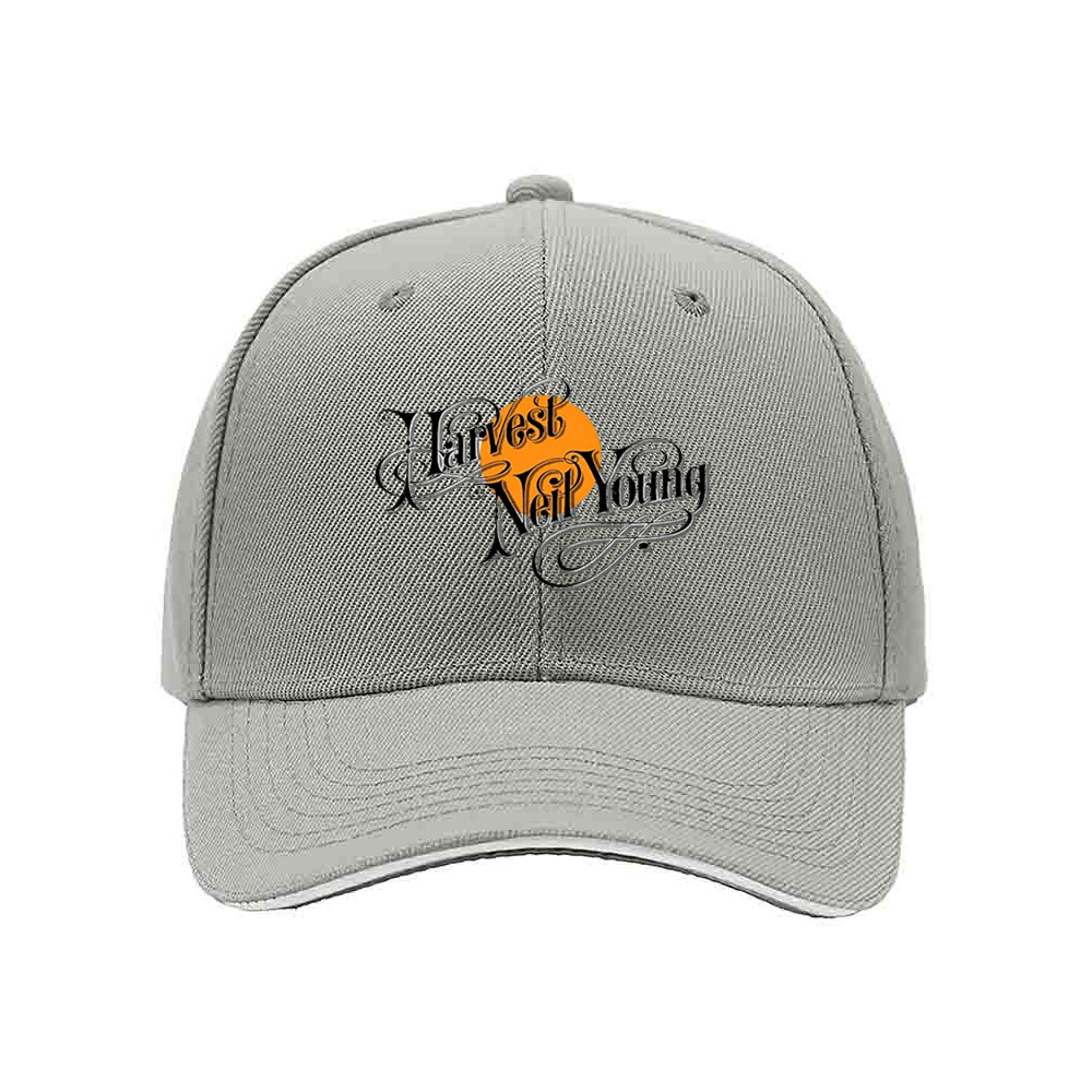 Harvest City Men's Baseball Cap Black Orange Logo Gift Hat - Image 7