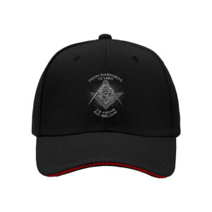 From Darkness to Light Masonic Symbol Baseball Cap for Men Women