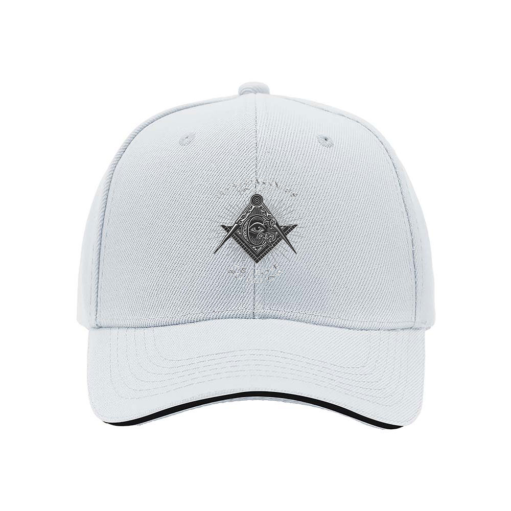 From Darkness to Light Masonic Symbol Baseball Cap for Men Women - Image 5