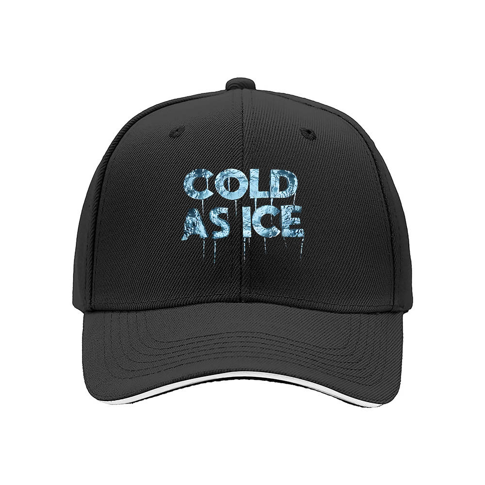 Cold As Ice Mens Baseball Cap Ice Drip Design Gift Hat - Image 3