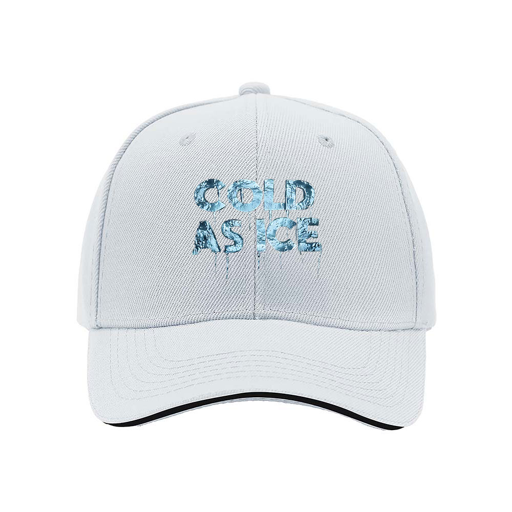 Cold As Ice Mens Baseball Cap Ice Drip Design Gift Hat - Image 5