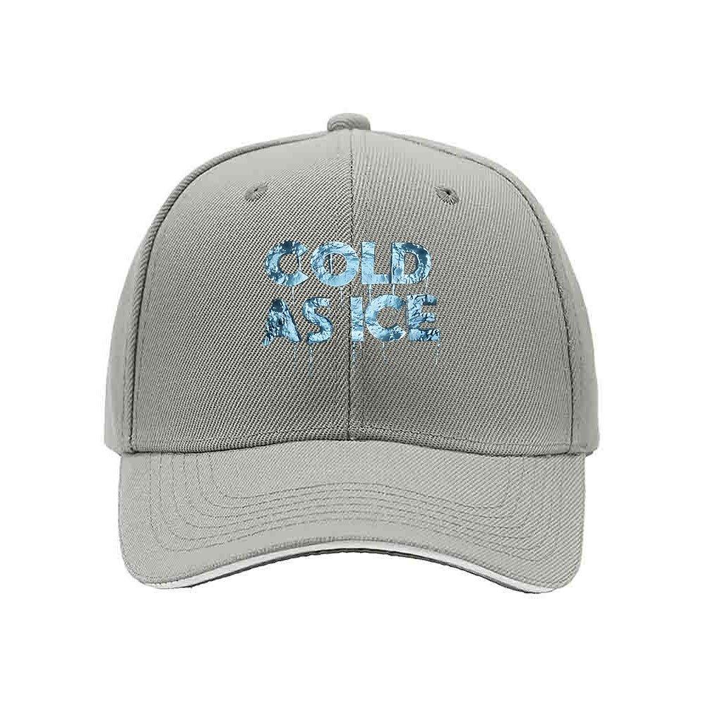 Cold As Ice Mens Baseball Cap Ice Drip Design Gift Hat - Image 7