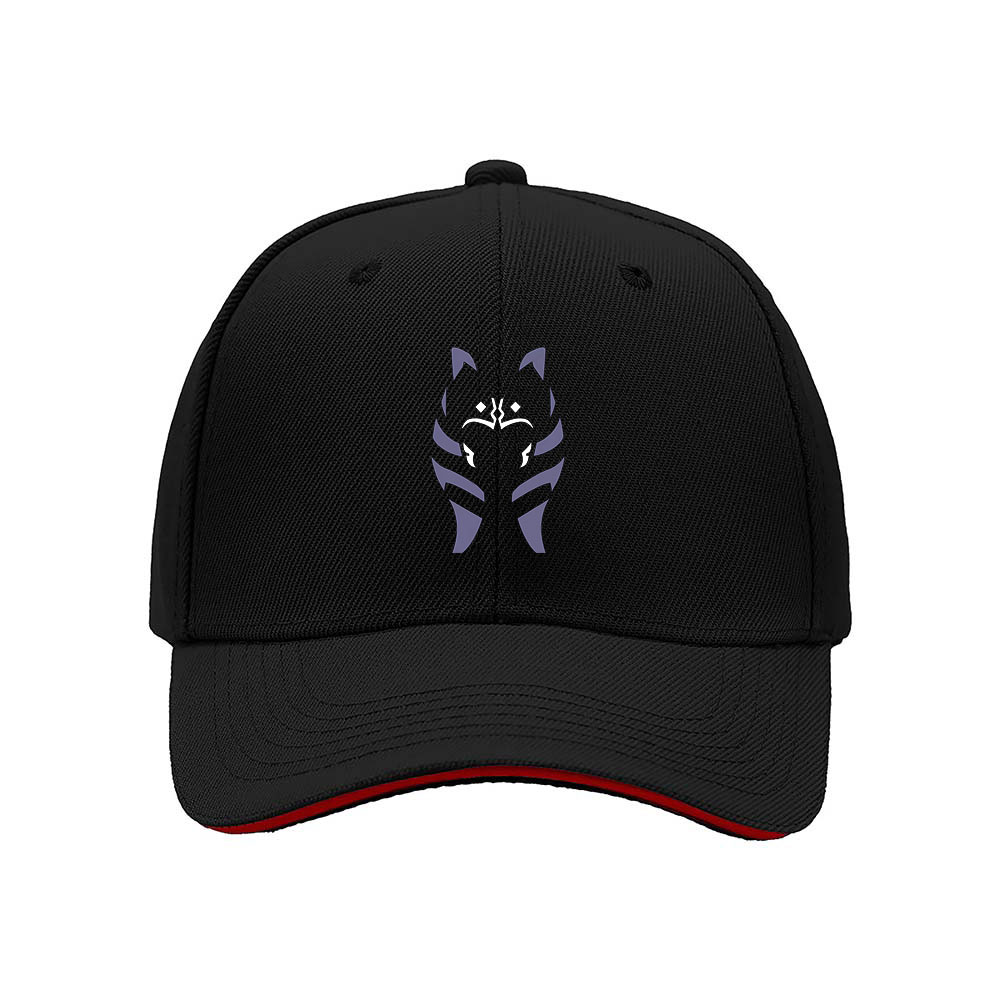 Black Wolf Logo Baseball Cap for Men Women Outdoor Gift