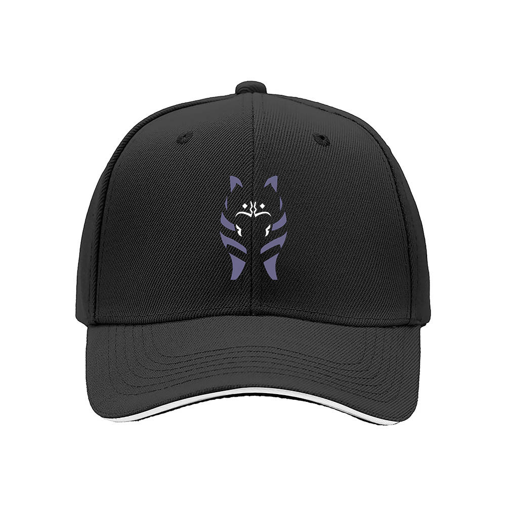 Black Wolf Logo Baseball Cap for Men Women Outdoor Gift - Image 3