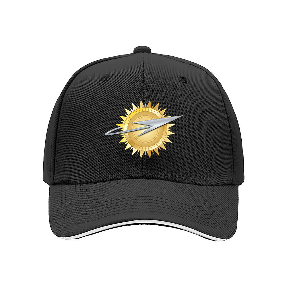 Golden Sunburst Lightning Men's Baseball Cap Gift for Fans - Image 3