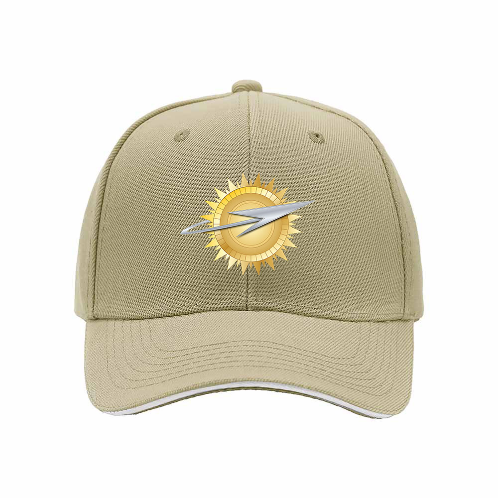 Golden Sunburst Lightning Men's Baseball Cap Gift for Fans - Image 4