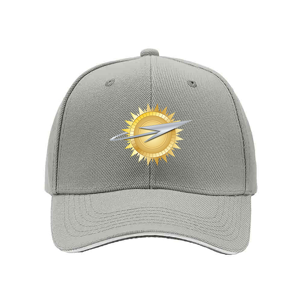 Golden Sunburst Lightning Men's Baseball Cap Gift for Fans - Image 7