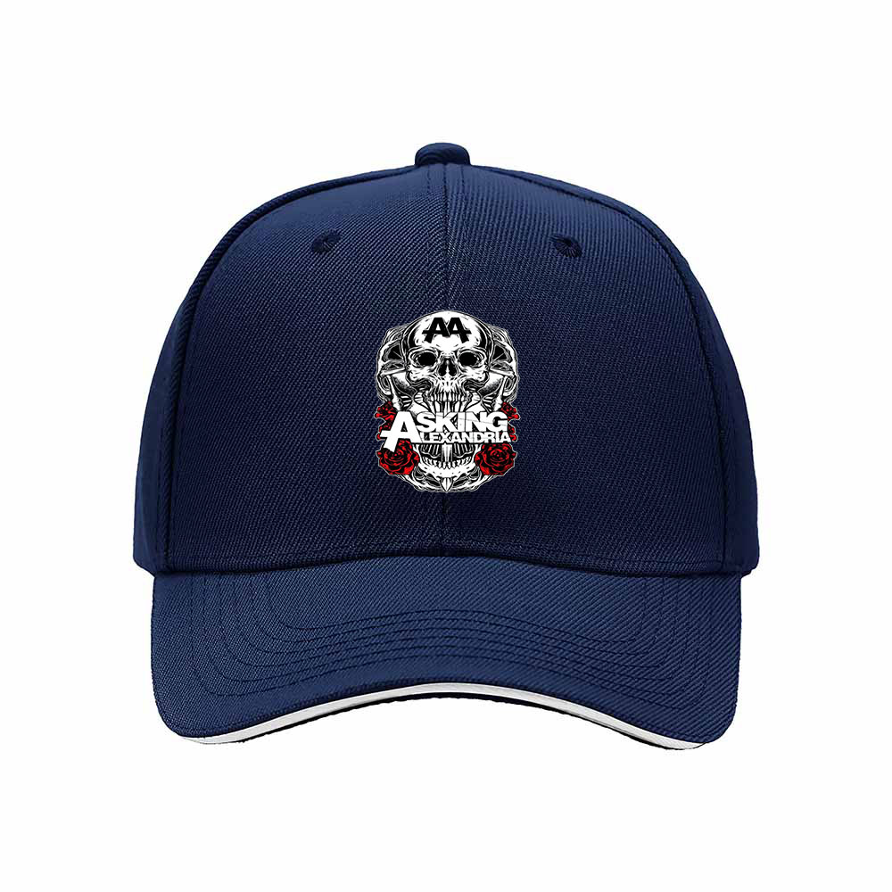Asking Alexandria Skull Logo Men's Baseball Cap Gift - Image 2
