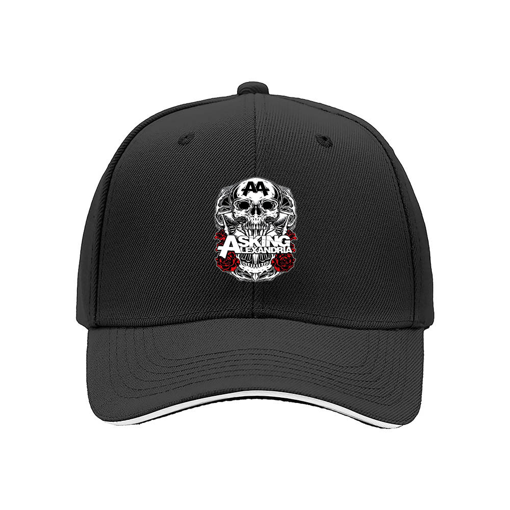 Asking Alexandria Skull Logo Men's Baseball Cap Gift - Image 3