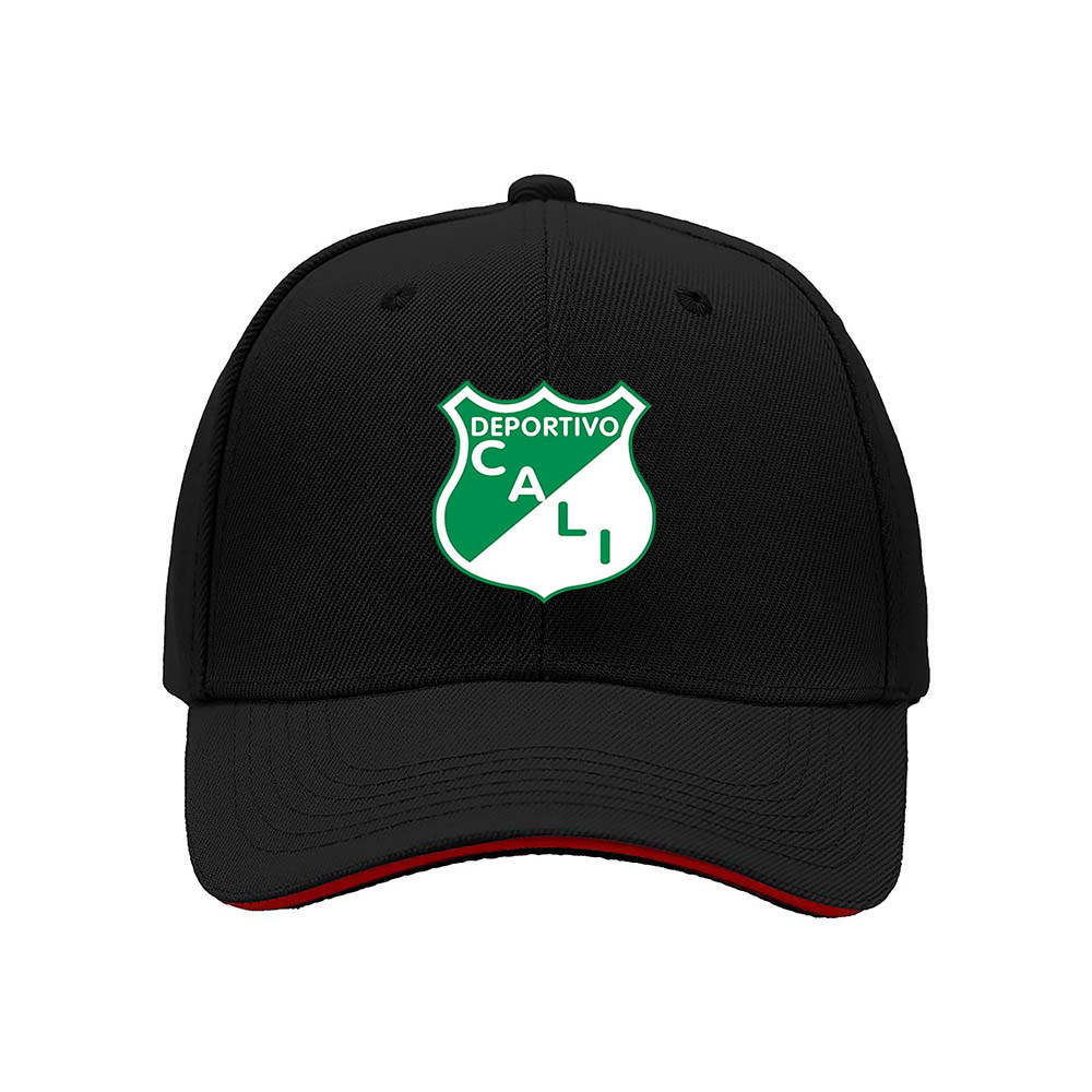 Deportivo Cali Men's Baseball Cap Green White Logo Hat
