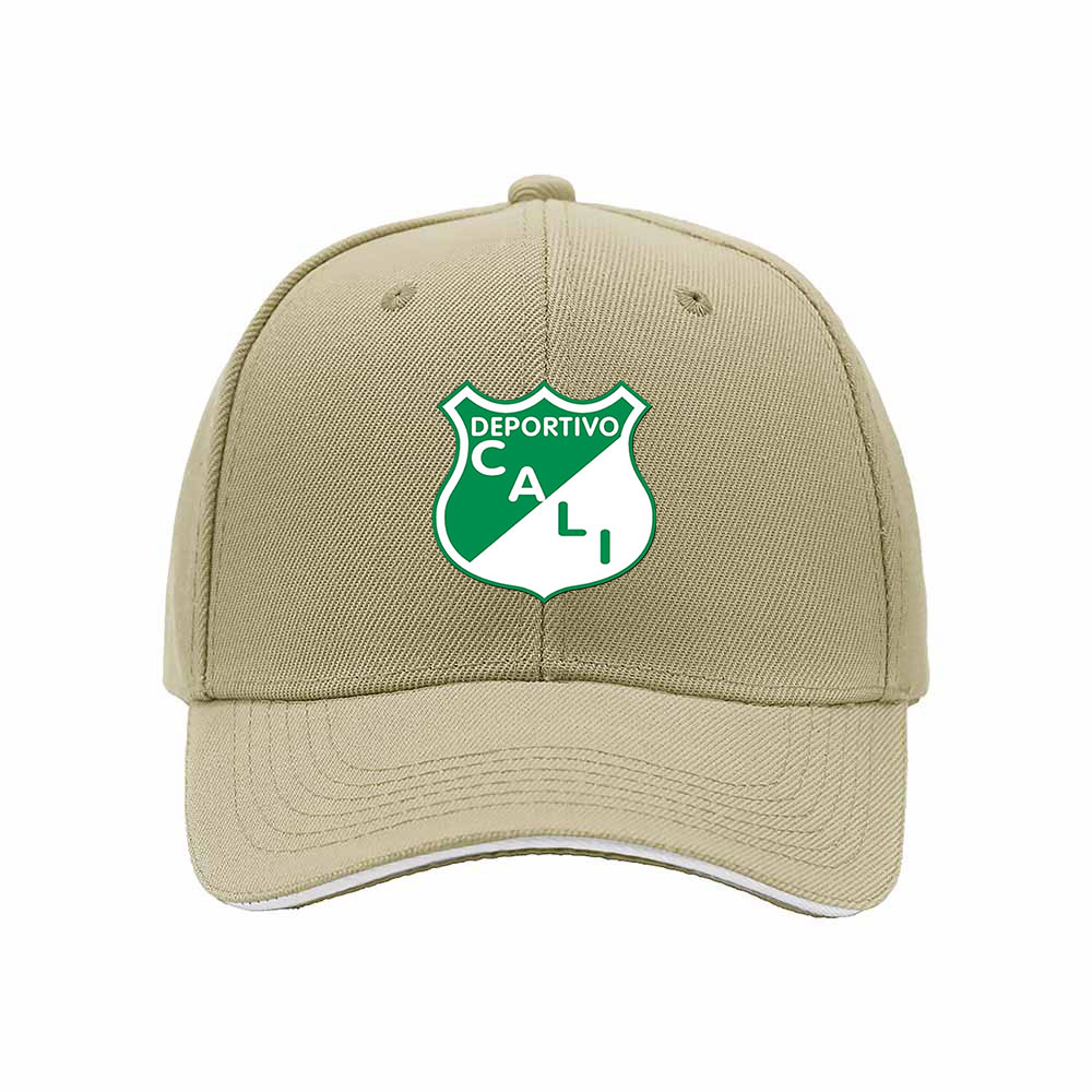 Deportivo Cali Men's Baseball Cap Green White Logo Hat - Image 4