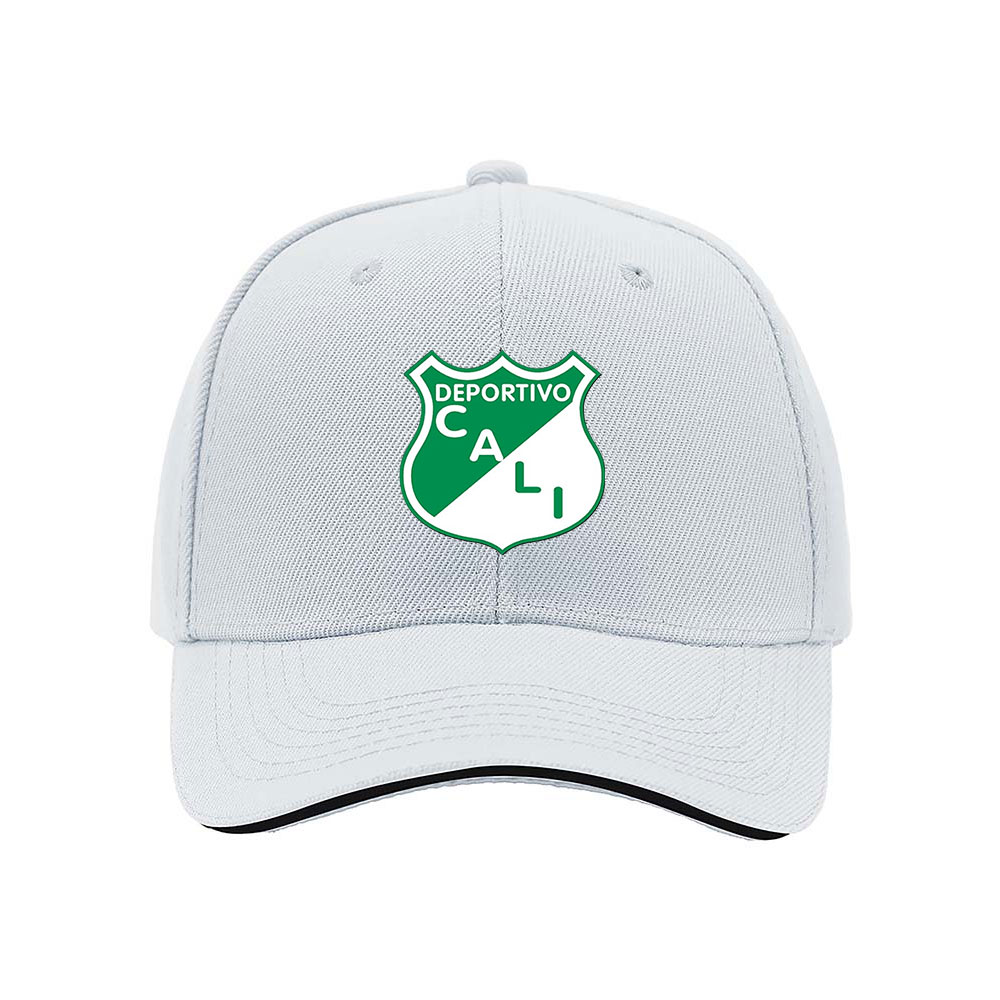 Deportivo Cali Men's Baseball Cap Green White Logo Hat - Image 5