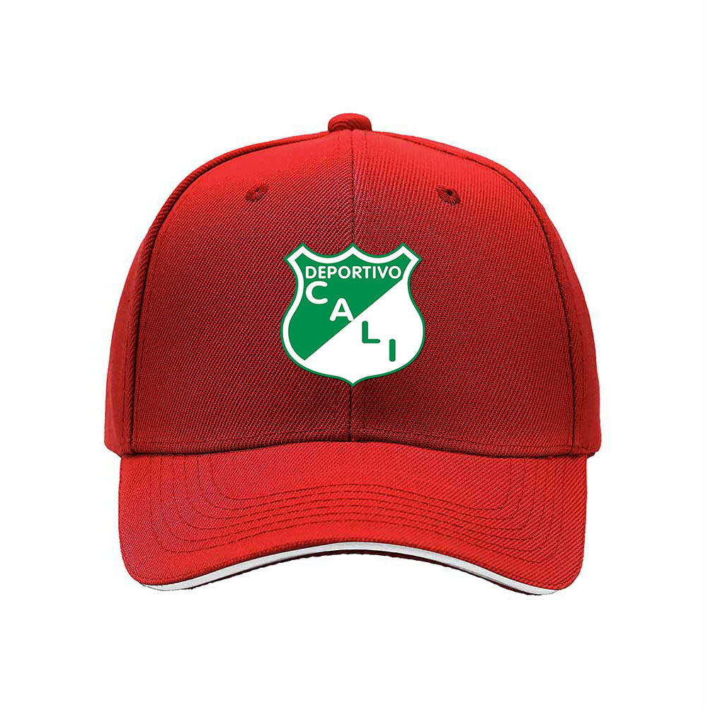 Deportivo Cali Men's Baseball Cap Green White Logo Hat - Image 6