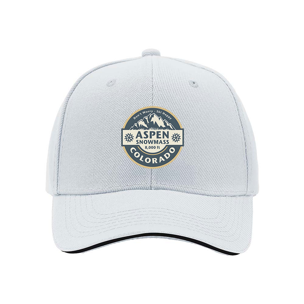 Aspen Snowmass Colorado Ski Hat Men's Women's Baseball Cap Gift - Image 5
