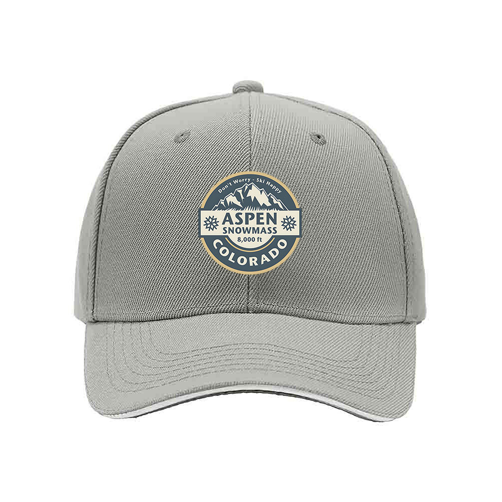Aspen Snowmass Colorado Ski Hat Men's Women's Baseball Cap Gift - Image 7