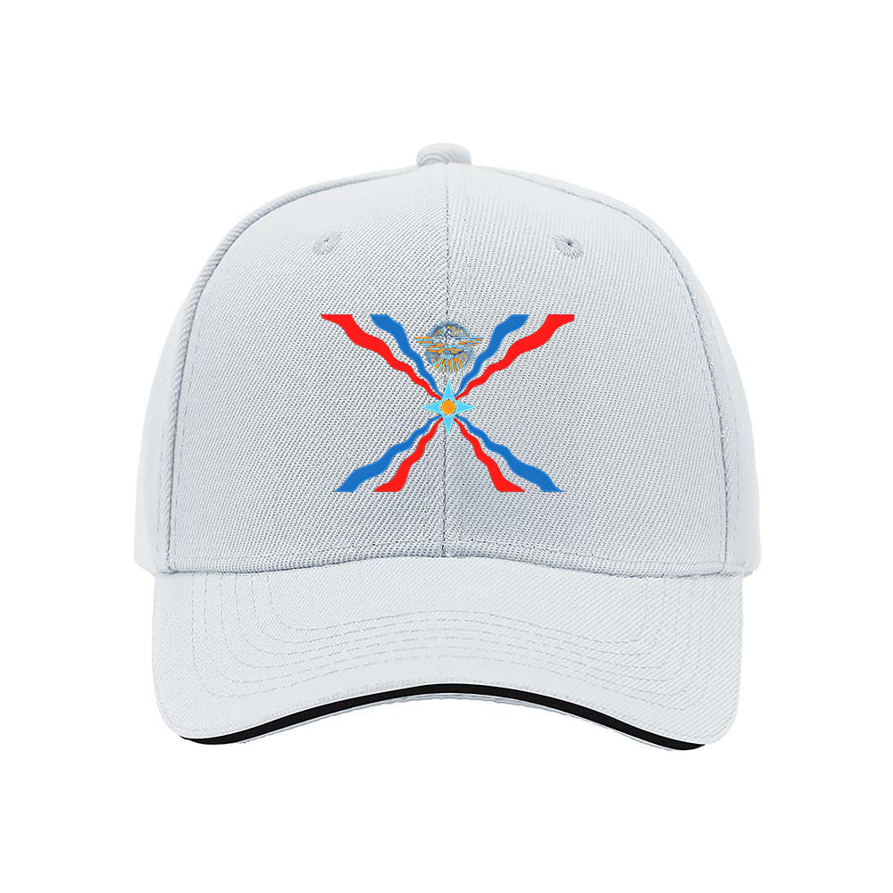 Men's Baseball Cap with Crossed Flags Emblem Design Gift - Image 5