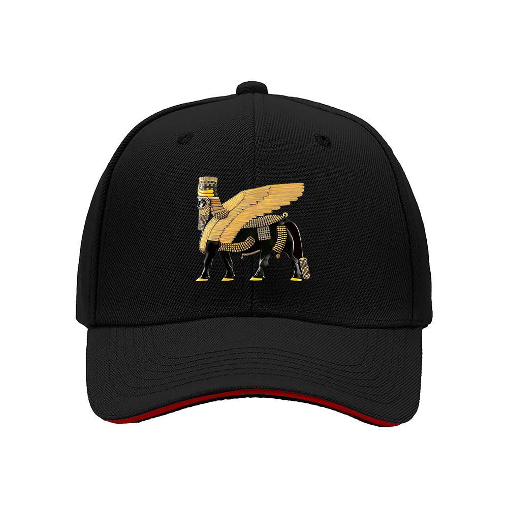 Golden Griffin Embroidered Men's Baseball Cap Gift for Mythology Fans