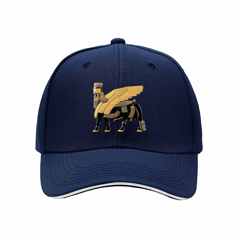 Golden Griffin Embroidered Men's Baseball Cap Gift for Mythology Fans - Image 2
